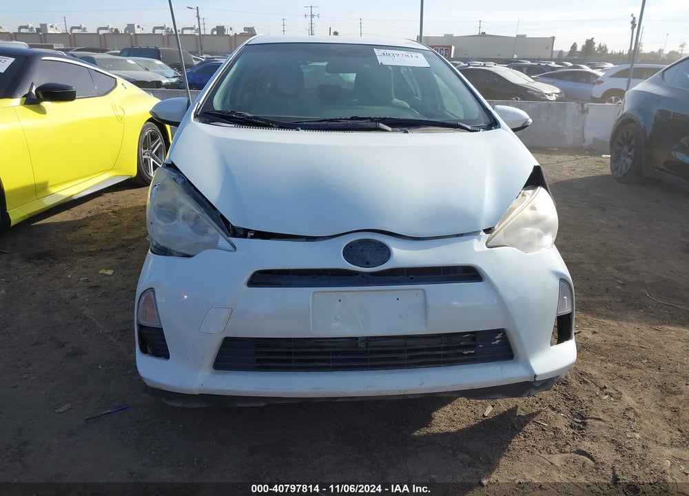 2012 TOYOTA PRIUS C ONE VIN: JTDKDTB37C1502525