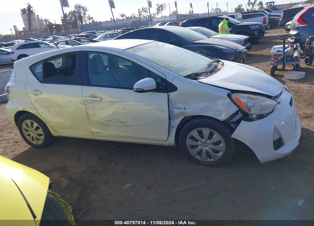 2012 TOYOTA PRIUS C ONE VIN: JTDKDTB37C1502525