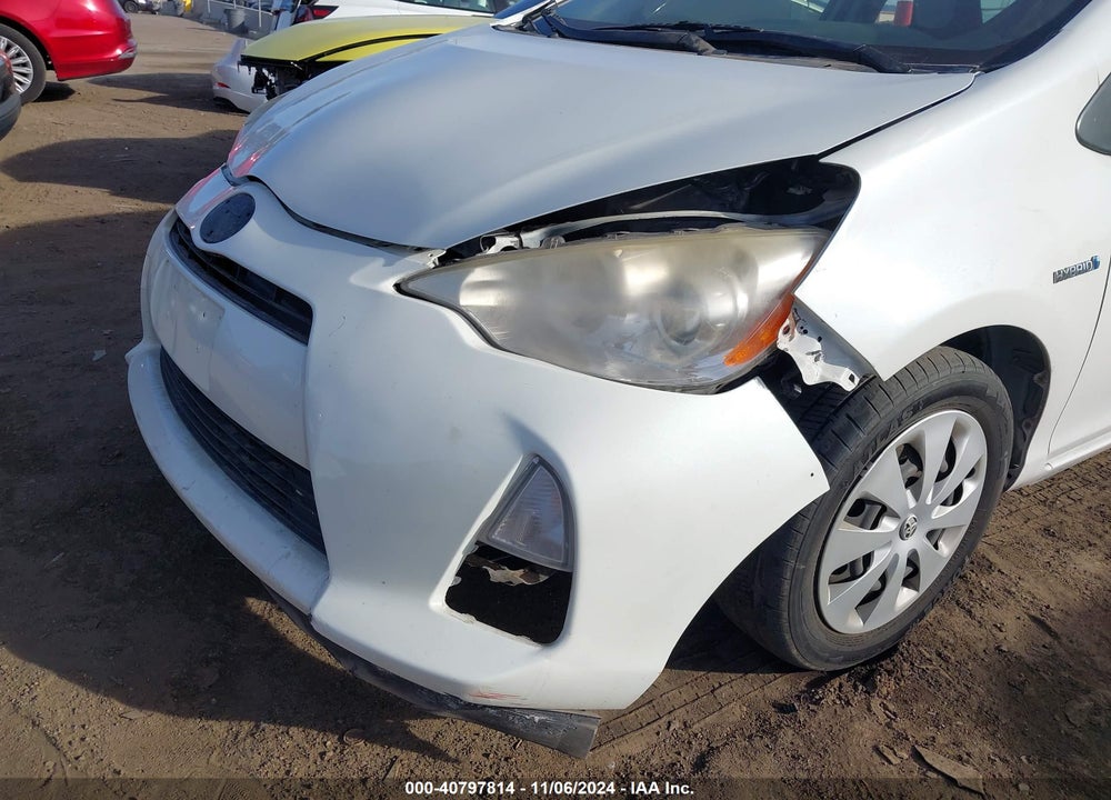 2012 TOYOTA PRIUS C ONE VIN: JTDKDTB37C1502525
