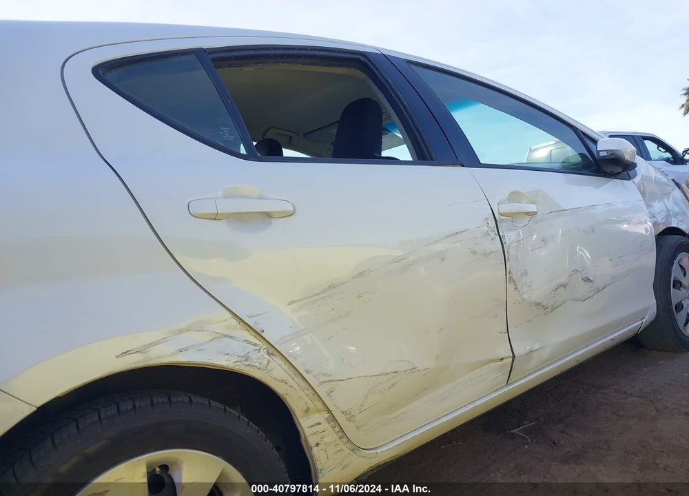 2012 TOYOTA PRIUS C ONE VIN: JTDKDTB37C1502525