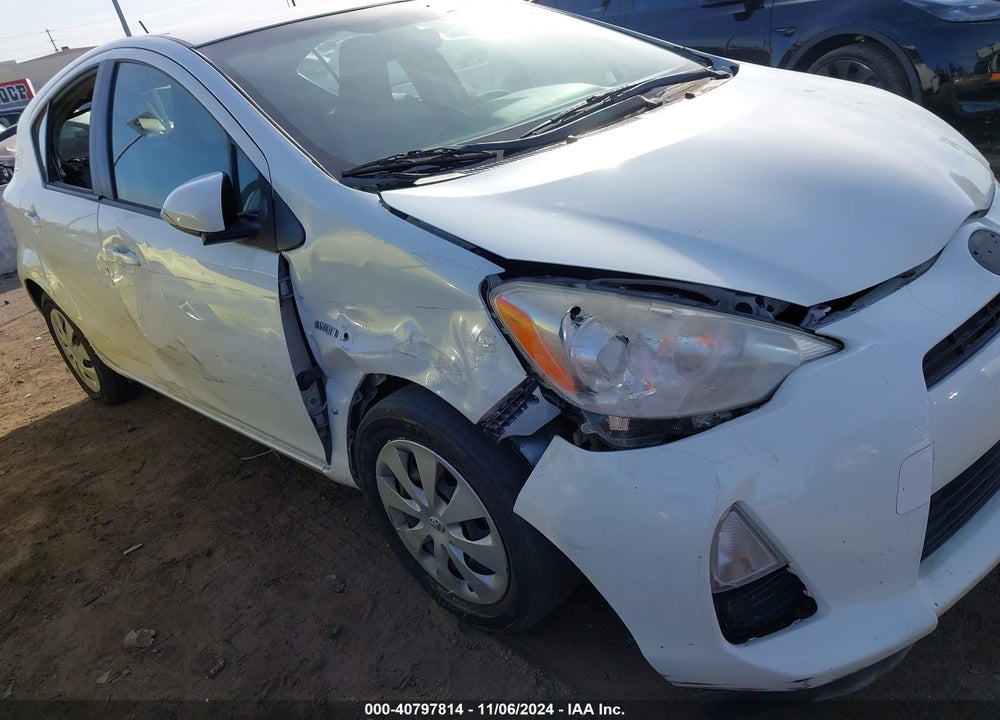 2012 TOYOTA PRIUS C ONE VIN: JTDKDTB37C1502525