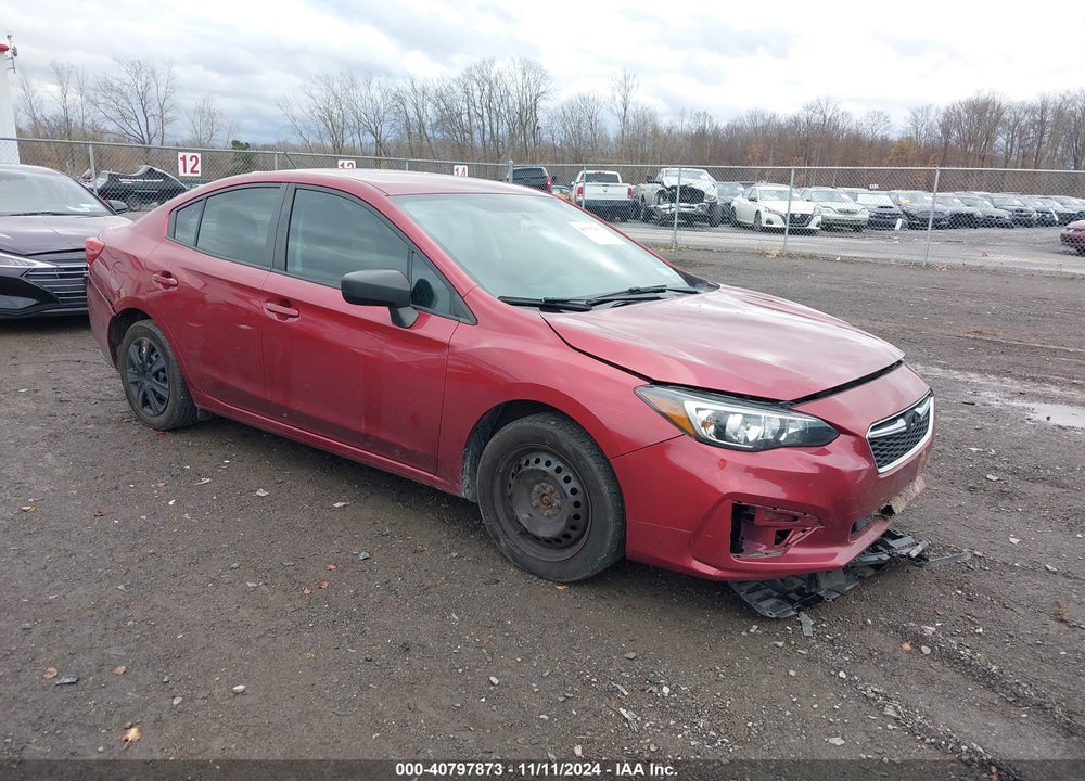 2018 SUBARU IMPREZA 2.0I VIN: 4S3GKAA68J3619334