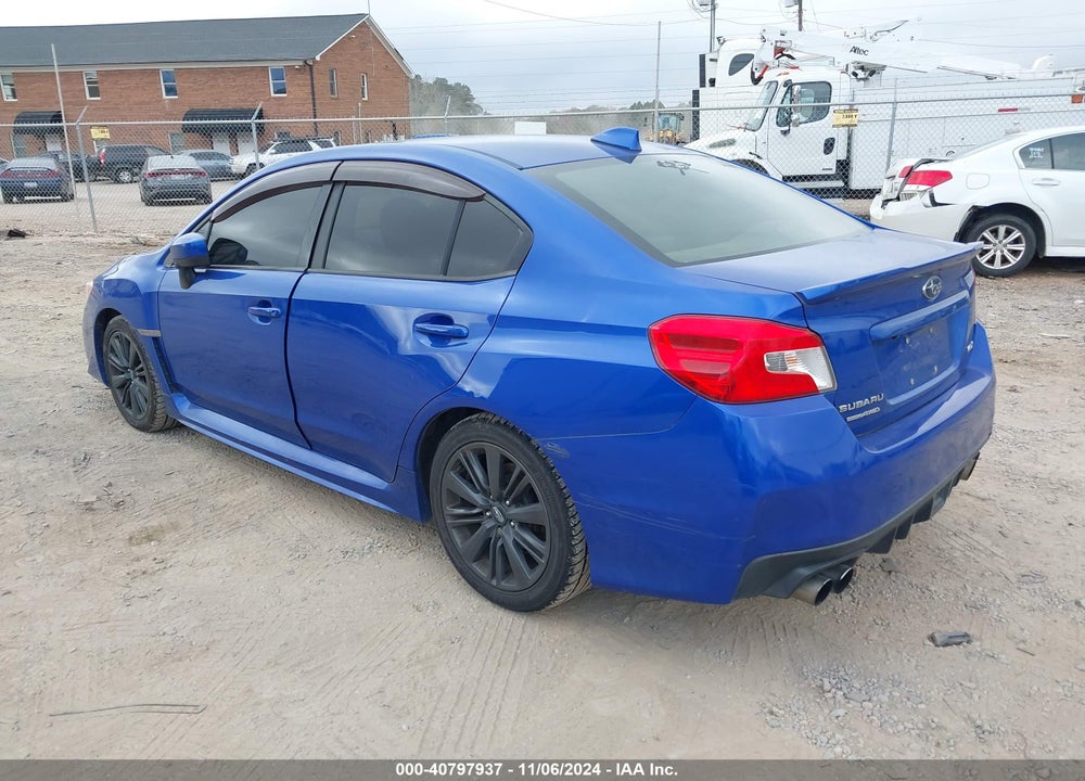 2017 SUBARU WRX VIN: JF1VA1B66H9817674