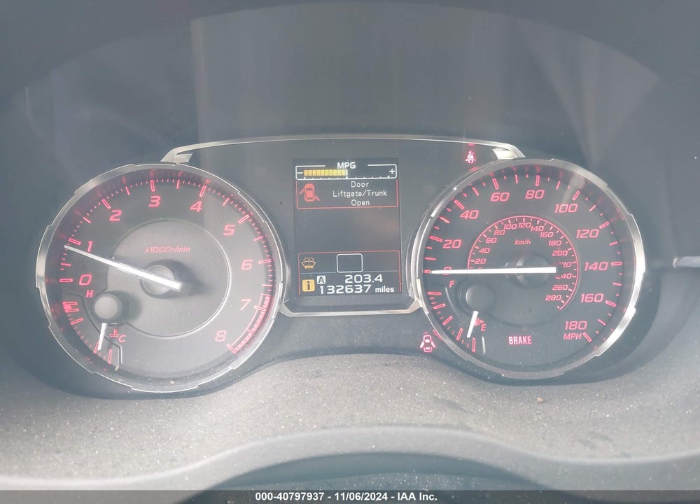 2017 SUBARU WRX VIN: JF1VA1B66H9817674
