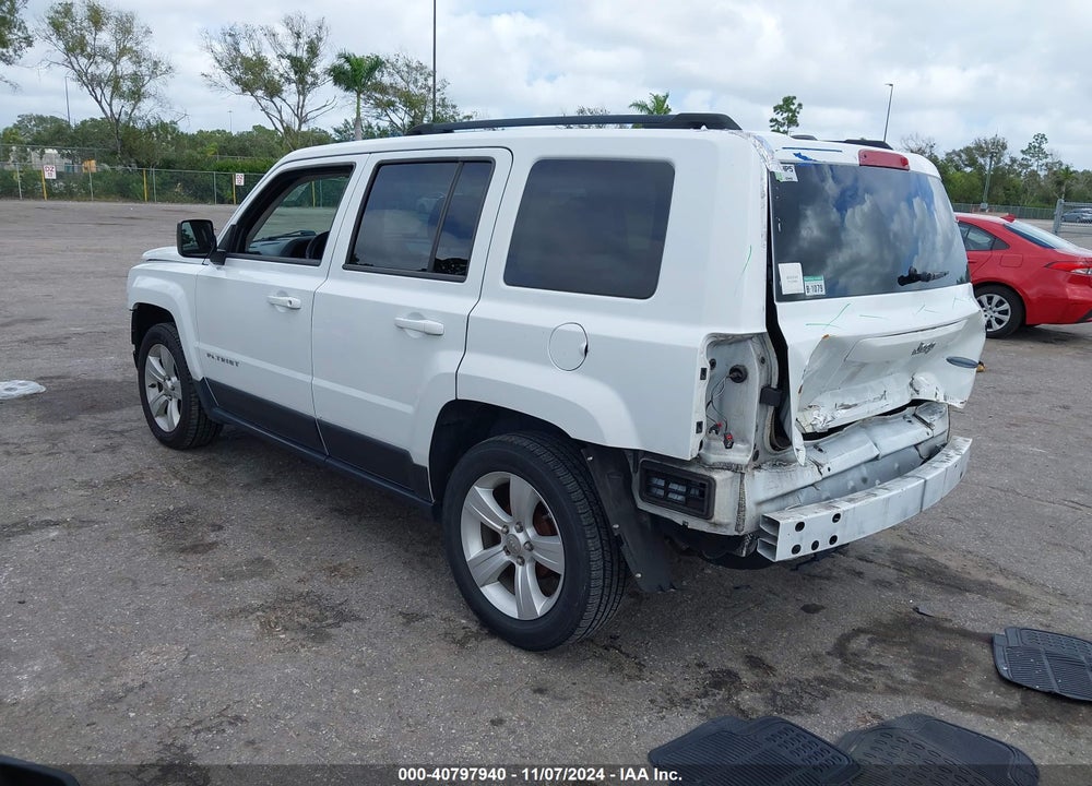 2014 JEEP PATRIOT LATITUDE VIN: 1C4NJPFB6ED650228
