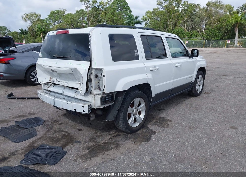 2014 JEEP PATRIOT LATITUDE VIN: 1C4NJPFB6ED650228