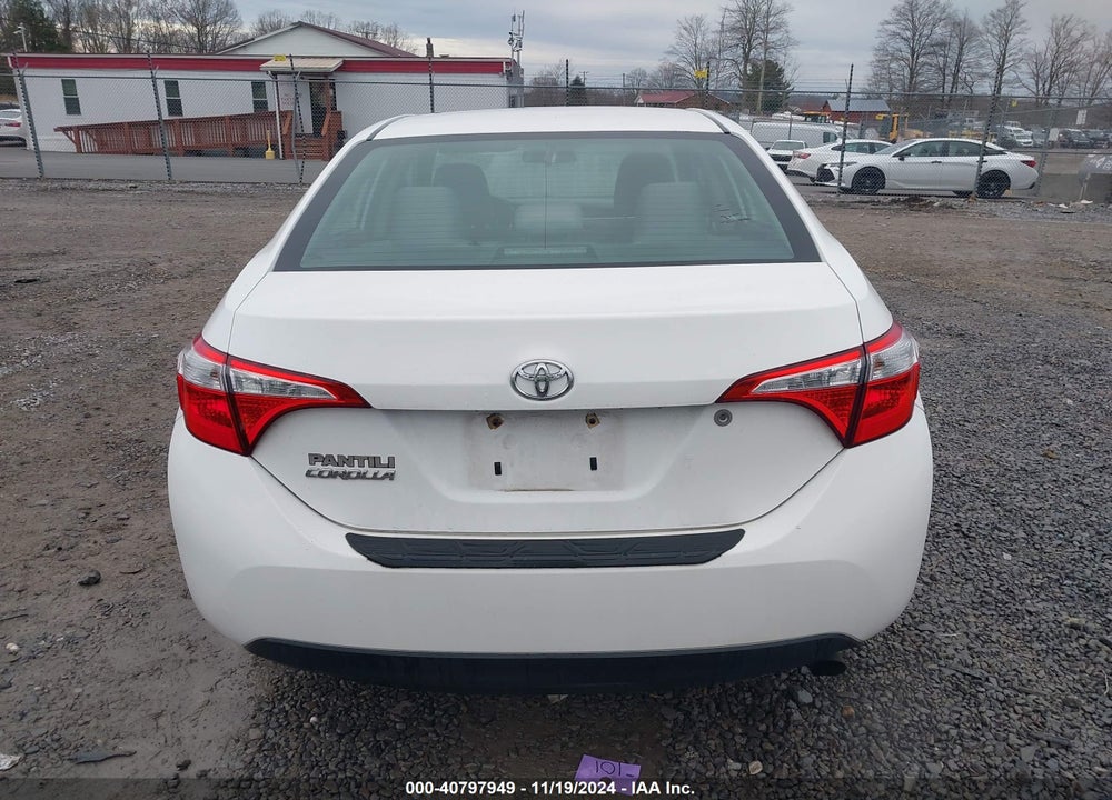 2015 TOYOTA COROLLA L VIN: 2T1BURHE5FC366892