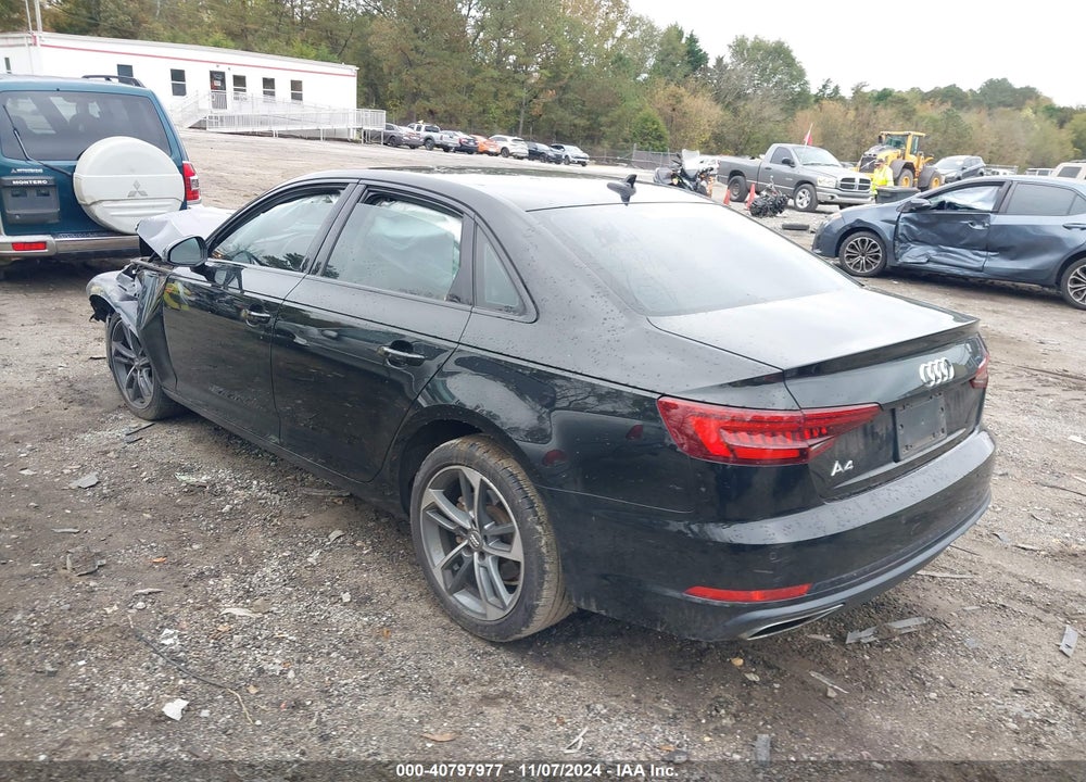 2019 AUDI A4 40 PREMIUM/40 TITANIUM PREMIUM VIN: WAUGMAF47KN013642