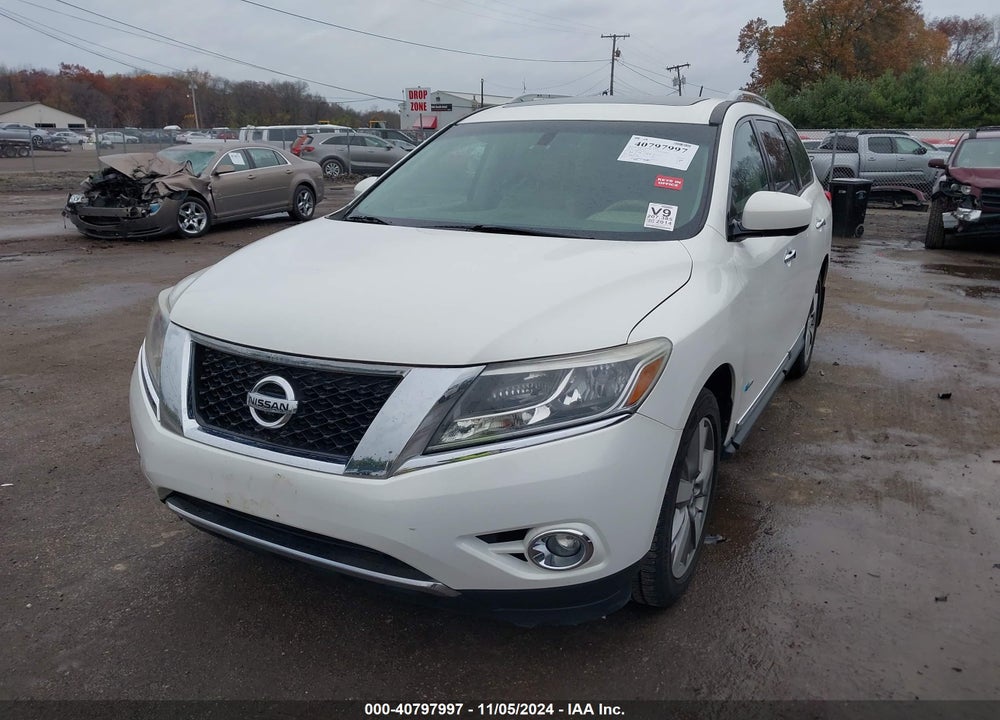 2014 NISSAN PATHFINDER HYBRID PLATINUM VIN: 5N1CR2MM1EC646855
