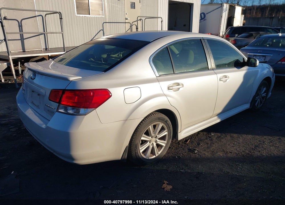 2012 SUBARU LEGACY 2.5I PREMIUM VIN: 4S3BMBG61C3012390