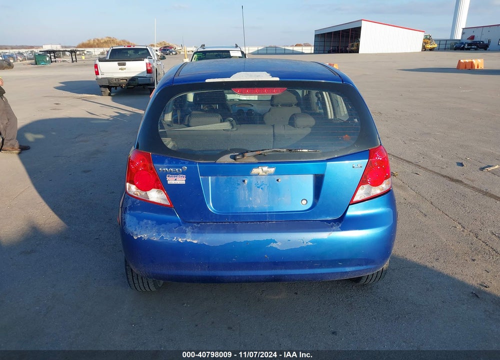 2008 CHEVROLET AVEO 5 LS VIN: KL1TD66698B010579