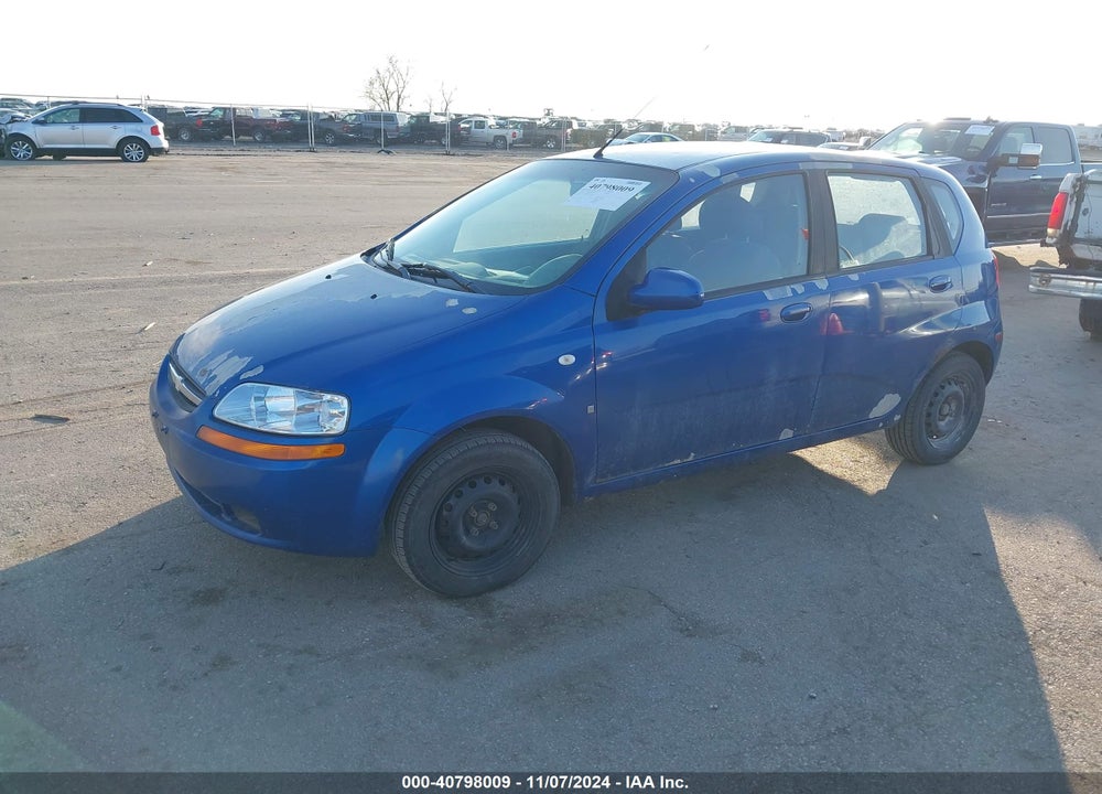 2008 CHEVROLET AVEO 5 LS VIN: KL1TD66698B010579