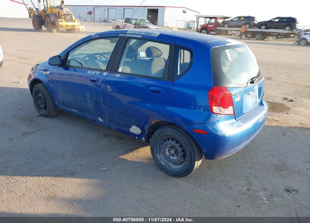 2008 CHEVROLET AVEO 5 LS VIN: KL1TD66698B010579