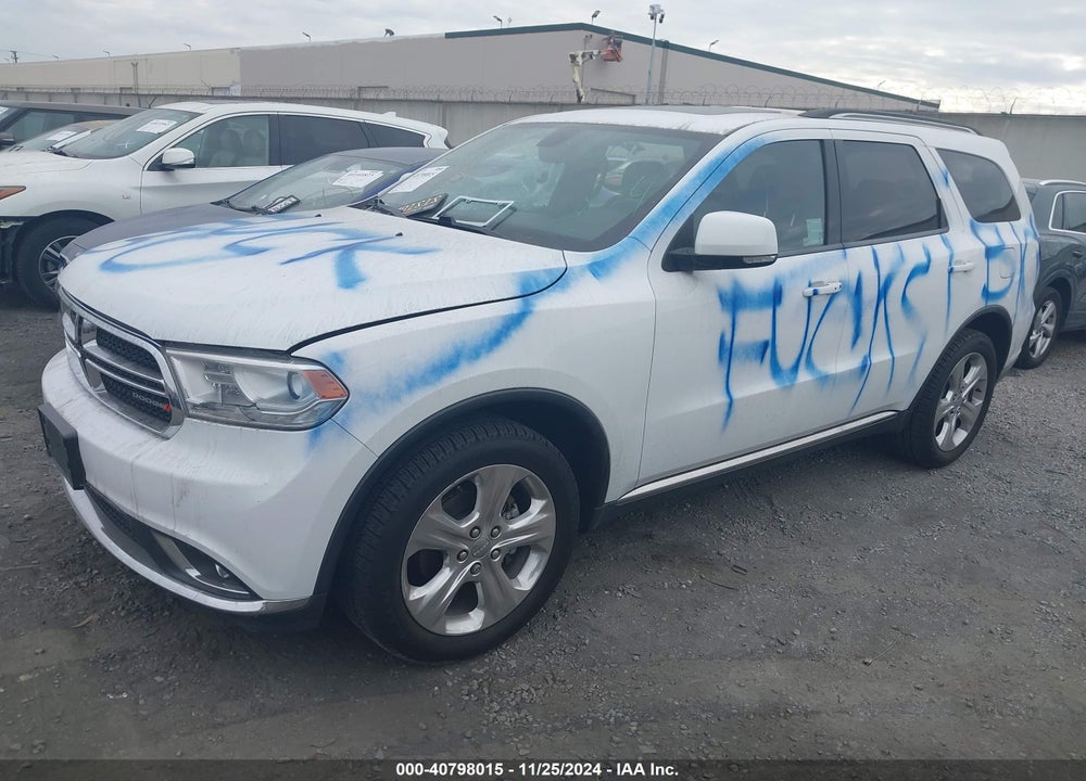 2014 DODGE DURANGO LIMITED VIN: 1C4RDHDG1EC402083