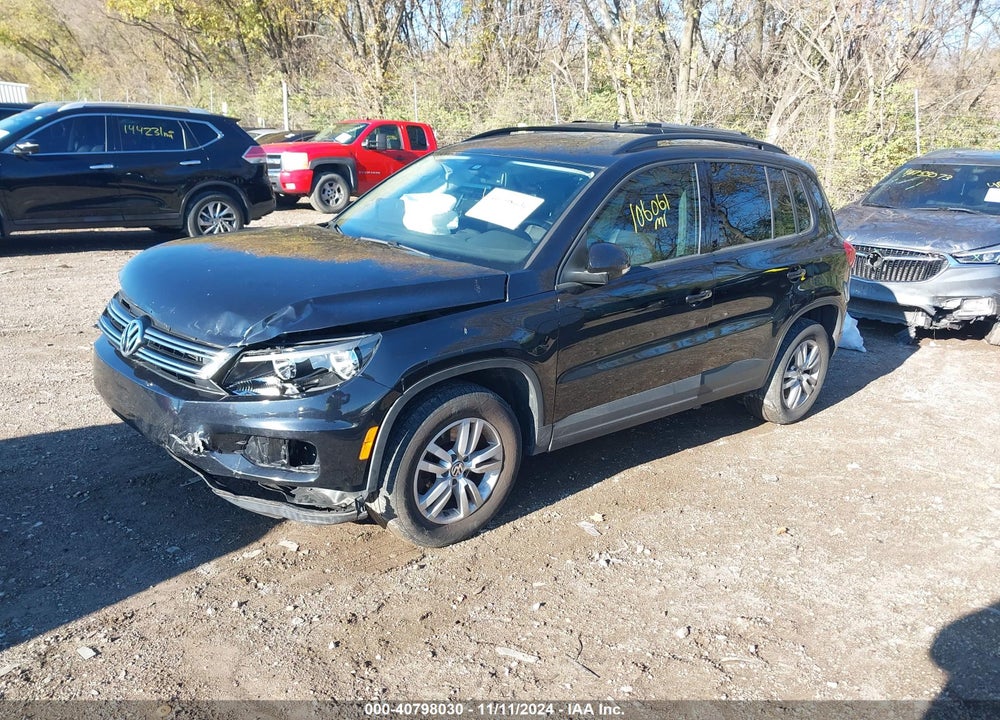 2016 VOLKSWAGEN TIGUAN S VIN: WVGBV7AX9GW532719