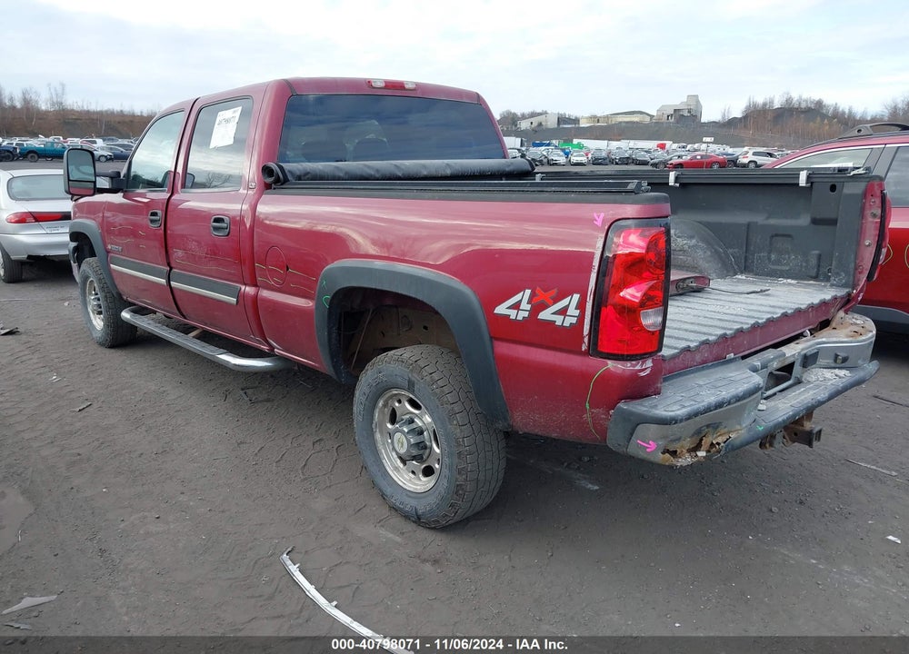 2007 CHEVROLET SILVERADO 2500HD CLASSIC LT1 VIN: 1GCHK23U57F121086