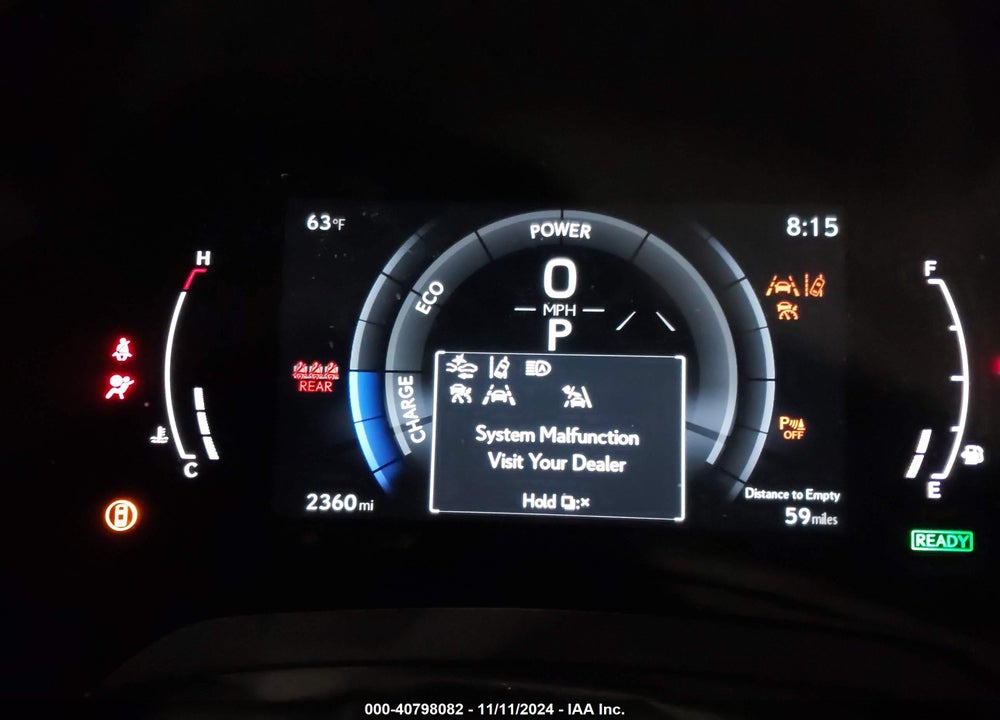 2024 LEXUS RX 500H F SPORT PERFORMANCE VIN: 2T2BCMEA4RC015009