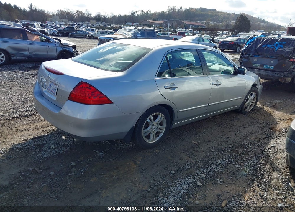 2007 HONDA ACCORD 2.4 EX VIN: 1HGCM56797A200481
