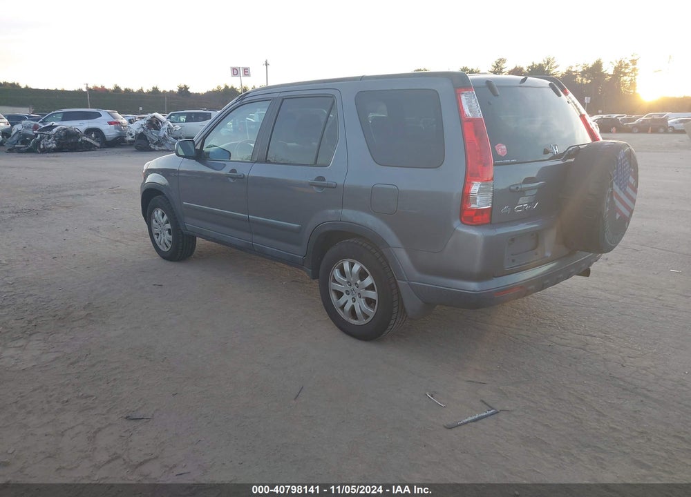 2005 HONDA CR-V SE VIN: SHSRD78975U322000