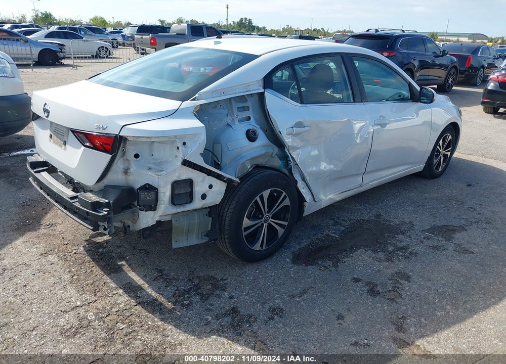 2022 NISSAN SENTRA SV XTRONIC CVT VIN: 3N1AB8CV7NY274493
