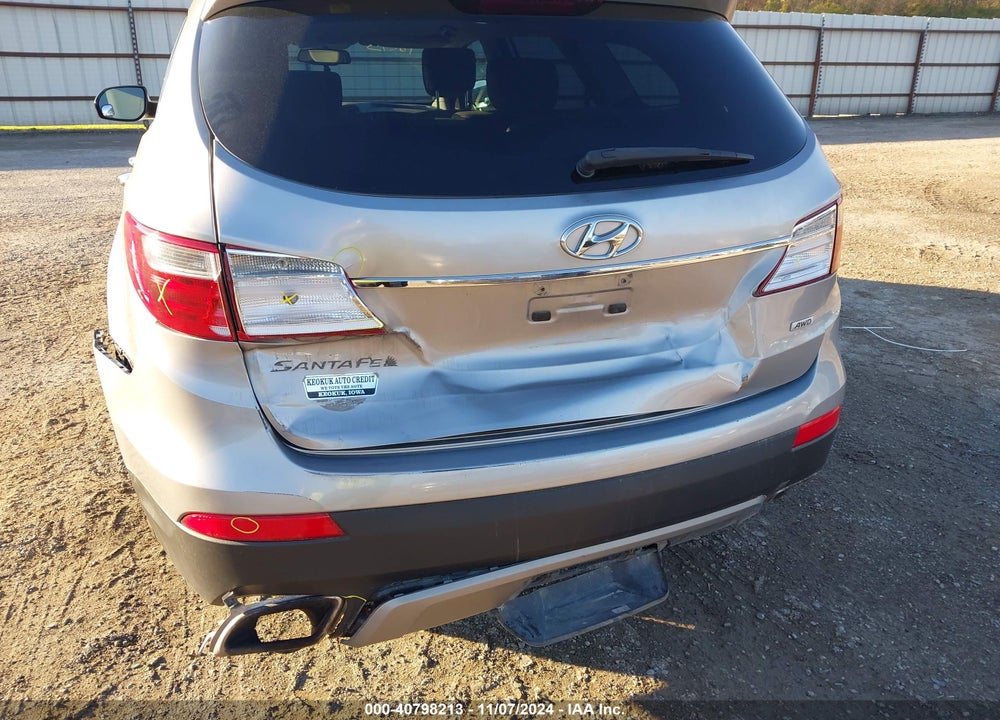 2013 HYUNDAI SANTA FE GLS VIN: KM8SMDHF7DU015067
