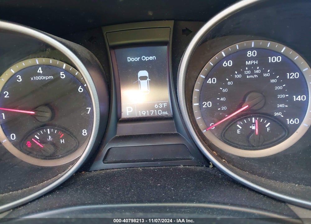 2013 HYUNDAI SANTA FE GLS VIN: KM8SMDHF7DU015067