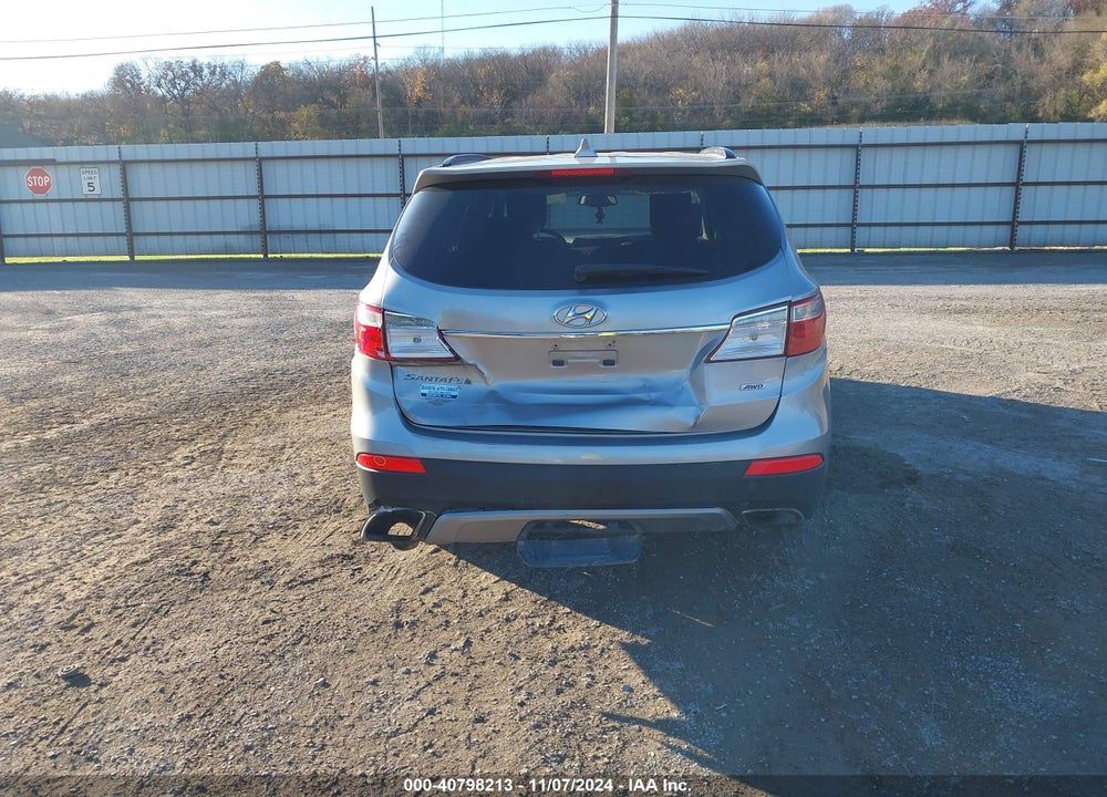 2013 HYUNDAI SANTA FE GLS VIN: KM8SMDHF7DU015067