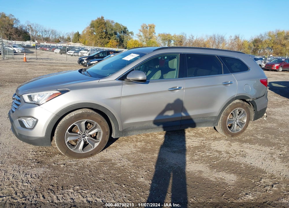 2013 HYUNDAI SANTA FE GLS VIN: KM8SMDHF7DU015067