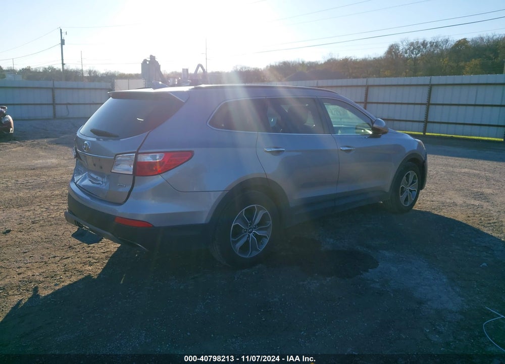2013 HYUNDAI SANTA FE GLS VIN: KM8SMDHF7DU015067