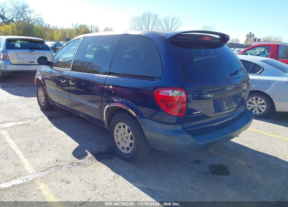 2001 CHRYSLER VOYAGER VIN: 1C4GJ25351B234845