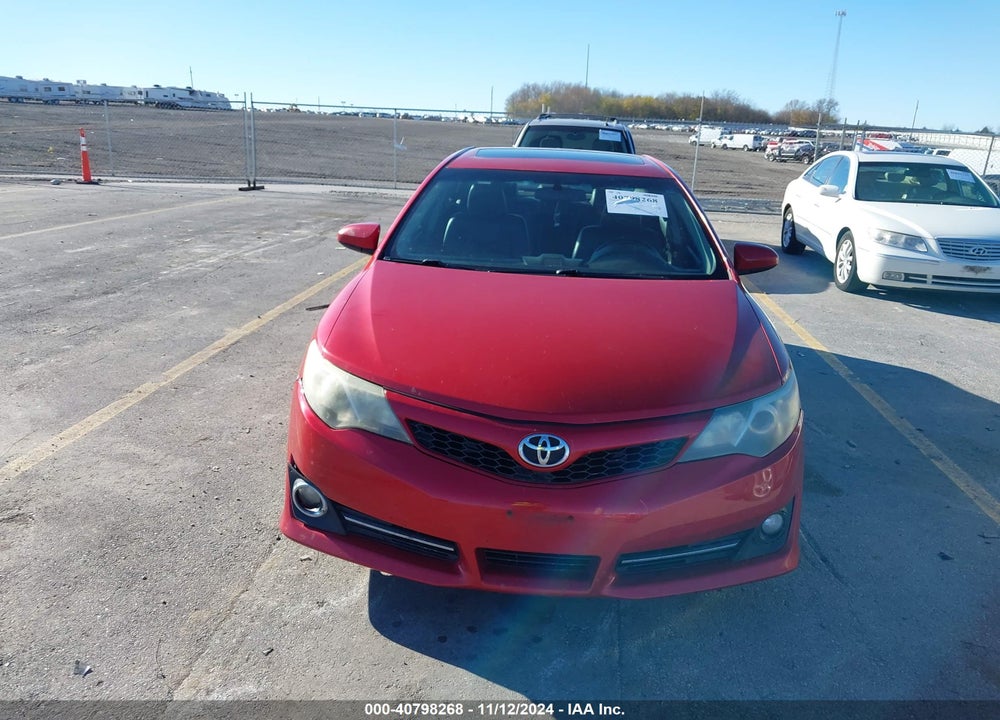 2012 TOYOTA CAMRY SE LIMITED EDITION VIN: 4T1BF1FK0CU632446