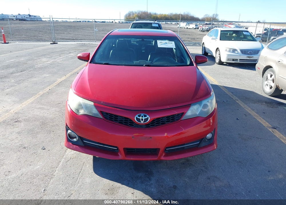 2012 TOYOTA CAMRY SE LIMITED EDITION VIN: 4T1BF1FK0CU632446