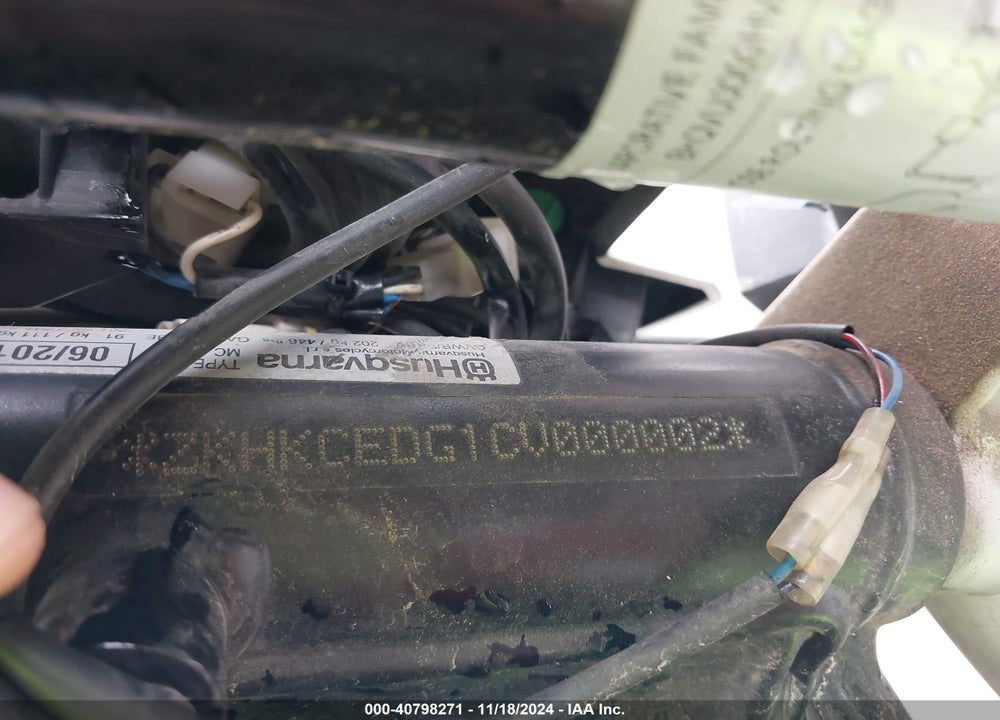 2012 HUSQVARNA TE 310 VIN: ZKHKCEDG1CV000002