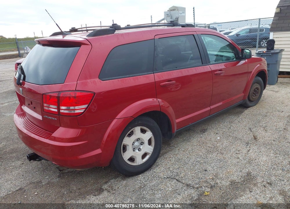 2010 DODGE JOURNEY SE VIN: 3D4PG4FB3AT231394