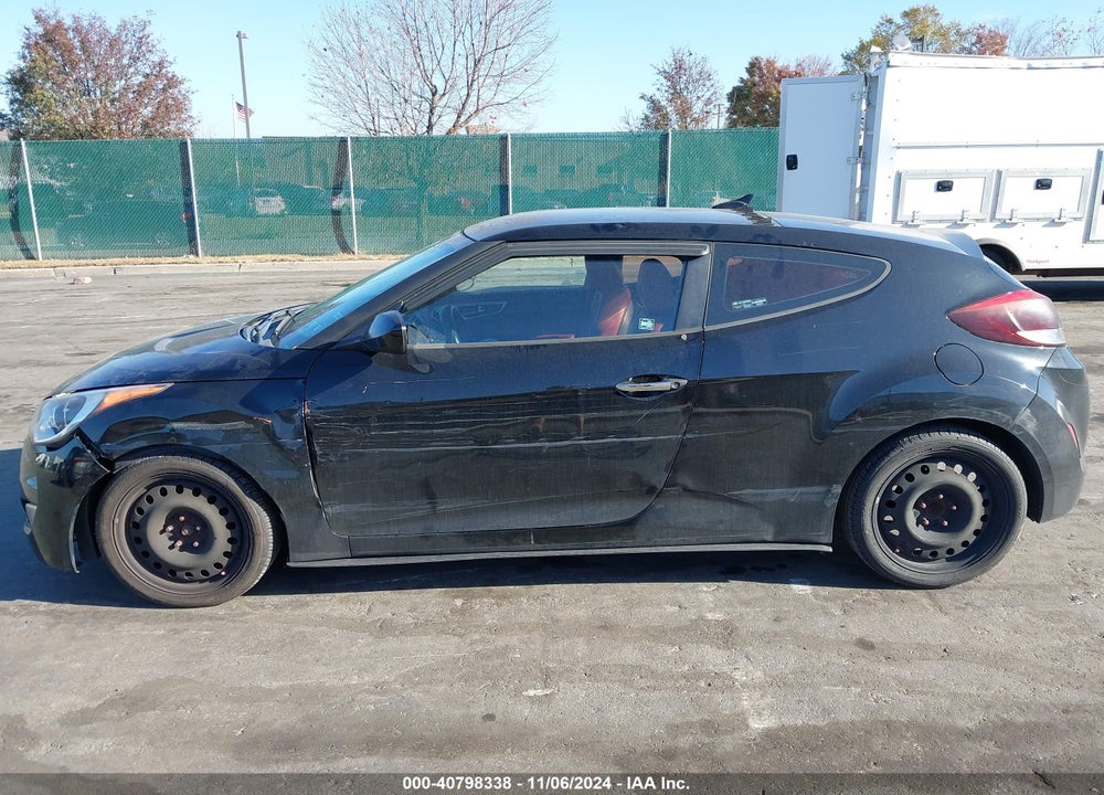 2014 HYUNDAI VELOSTER FLEX W/RED VIN: KMHTC6AD5EU213501