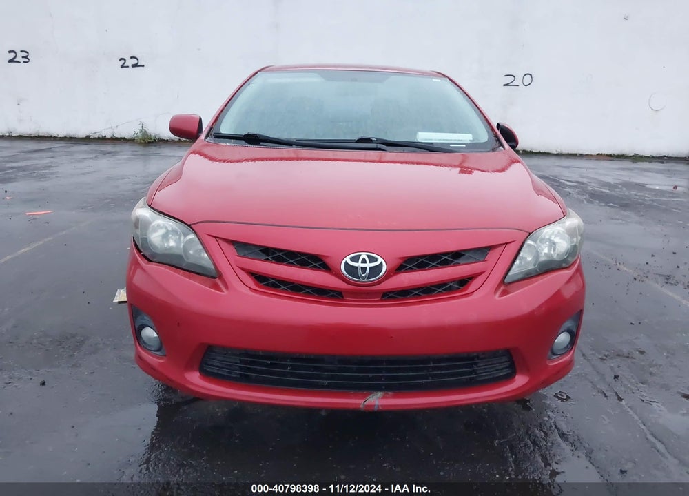 2011 TOYOTA COROLLA S VIN: 2T1BU4EE0BC611535