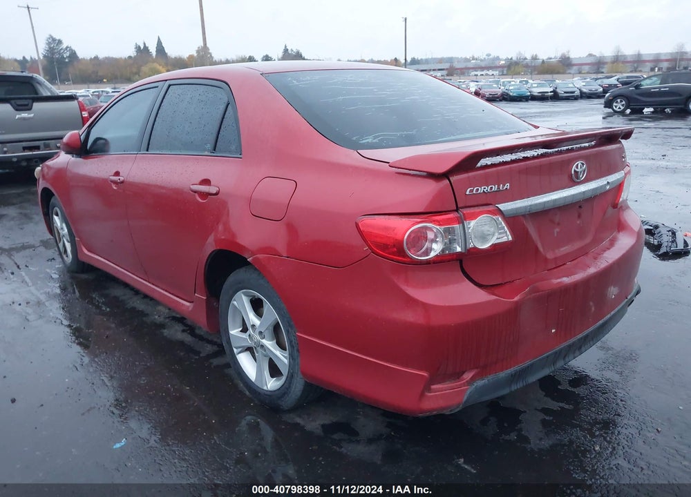 2011 TOYOTA COROLLA S VIN: 2T1BU4EE0BC611535