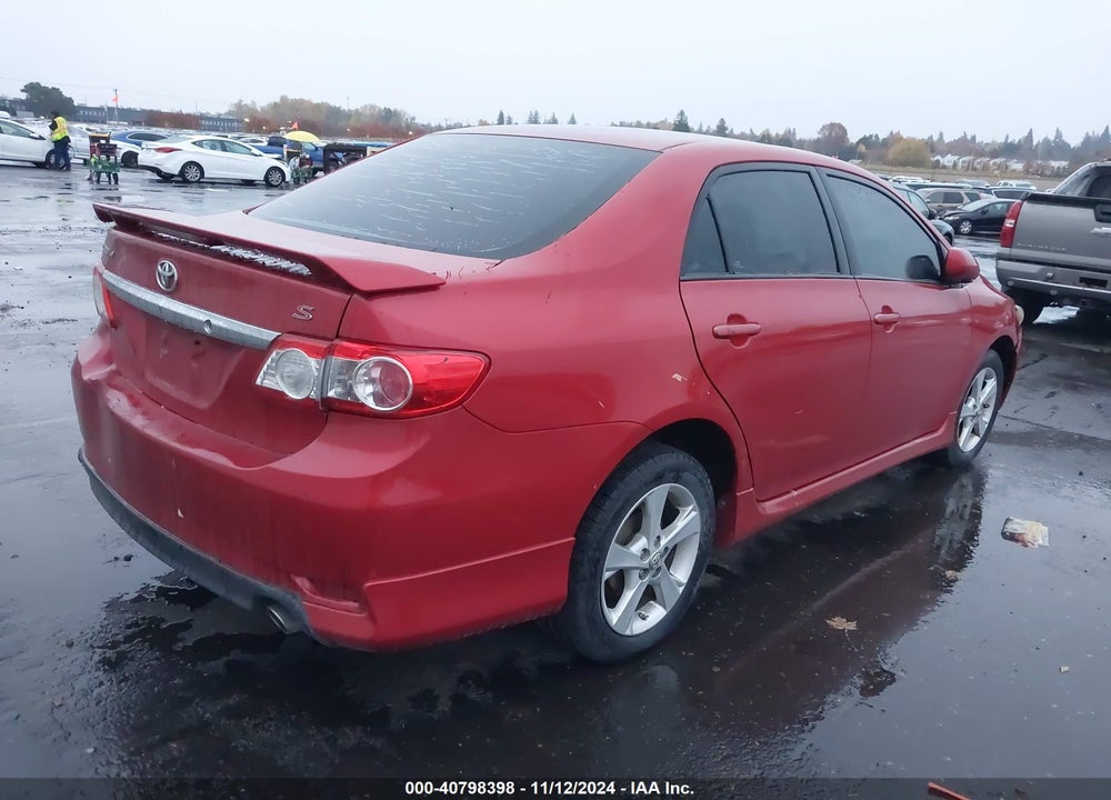 2011 TOYOTA COROLLA S VIN: 2T1BU4EE0BC611535