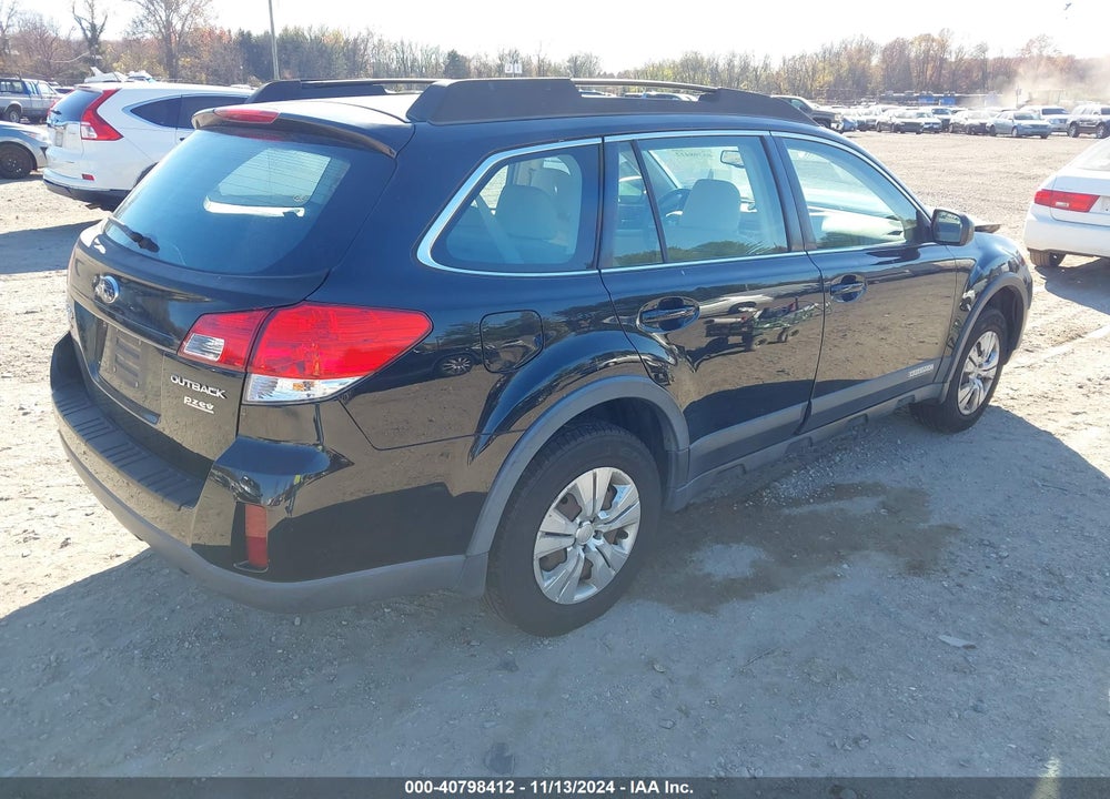 2012 SUBARU OUTBACK 2.5I VIN: 4S4BRBACXC3287705