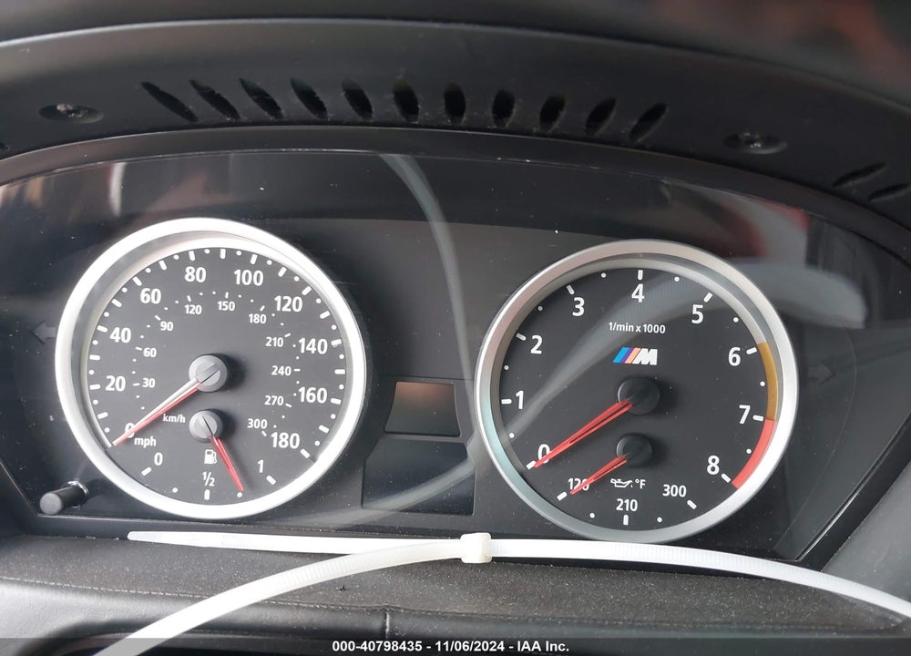 2011 BMW X6 M VIN: 5YMGZ0C50BLK14345
