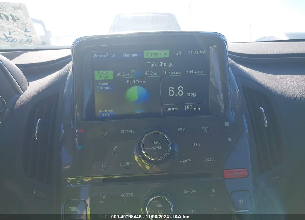 2015 CHEVROLET VOLT VIN: 1G1RA6E43FU128049