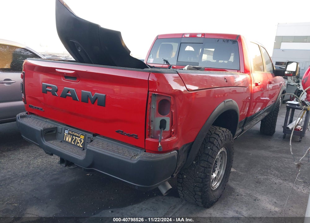 2024 RAM 2500 POWER WAGON REBEL  4X4 6'4 BOX VIN: 3C6UR5EL6RG144790