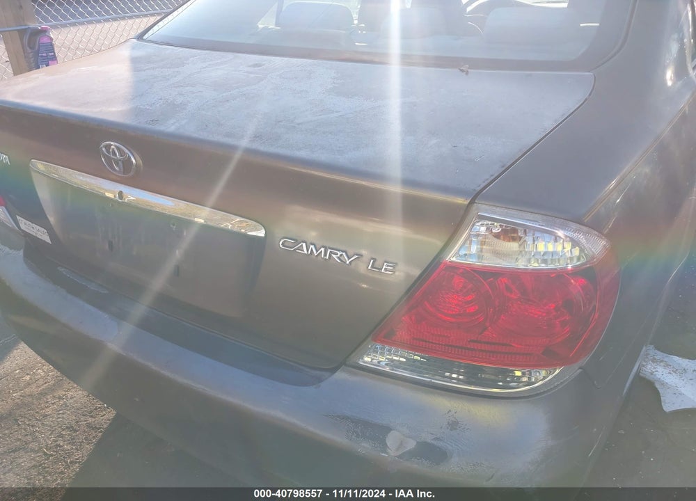 2006 TOYOTA CAMRY LE VIN: 4T1BE32K56U708347