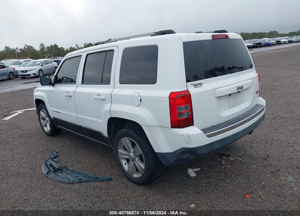 2011 JEEP PATRIOT LATITUDE X VIN: 1J4NT4GB0BD109544
