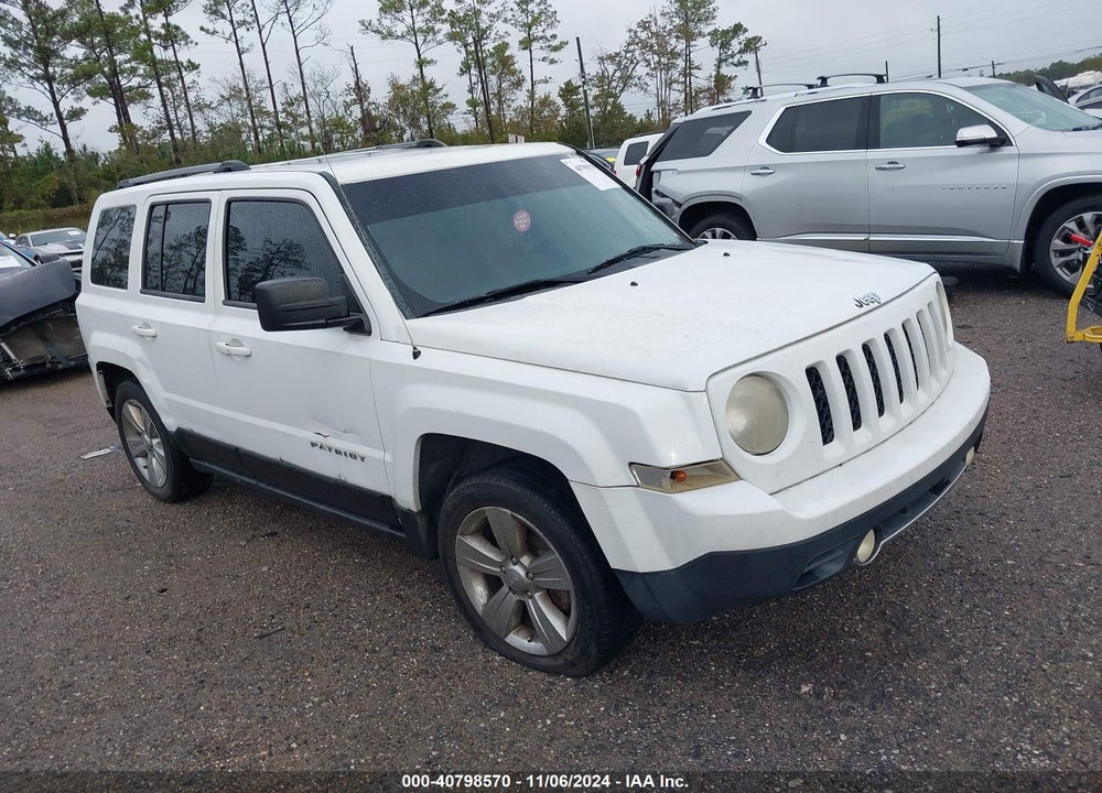 2011 JEEP PATRIOT LATITUDE X VIN: 1J4NT4GB0BD109544