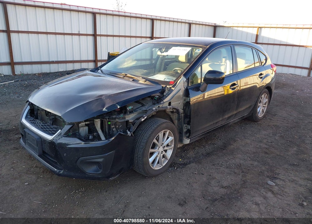 2014 SUBARU IMPREZA 2.0I PREMIUM VIN: JF1GPAC67E8306353