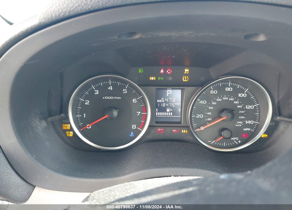 2013 SUBARU XV CROSSTREK 2.0I LIMITED VIN: JF2GPAGC9DH854025