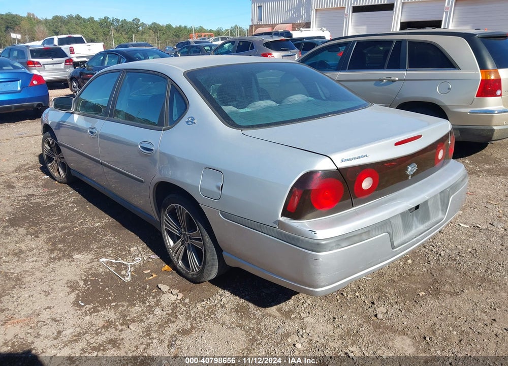 2004 CHEVROLET IMPALA POLICE VIN: 2G1WF55K449277836
