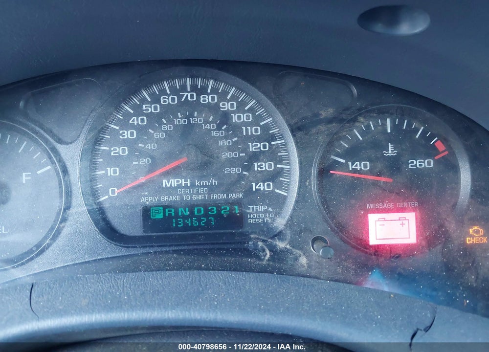 2004 CHEVROLET IMPALA POLICE VIN: 2G1WF55K449277836