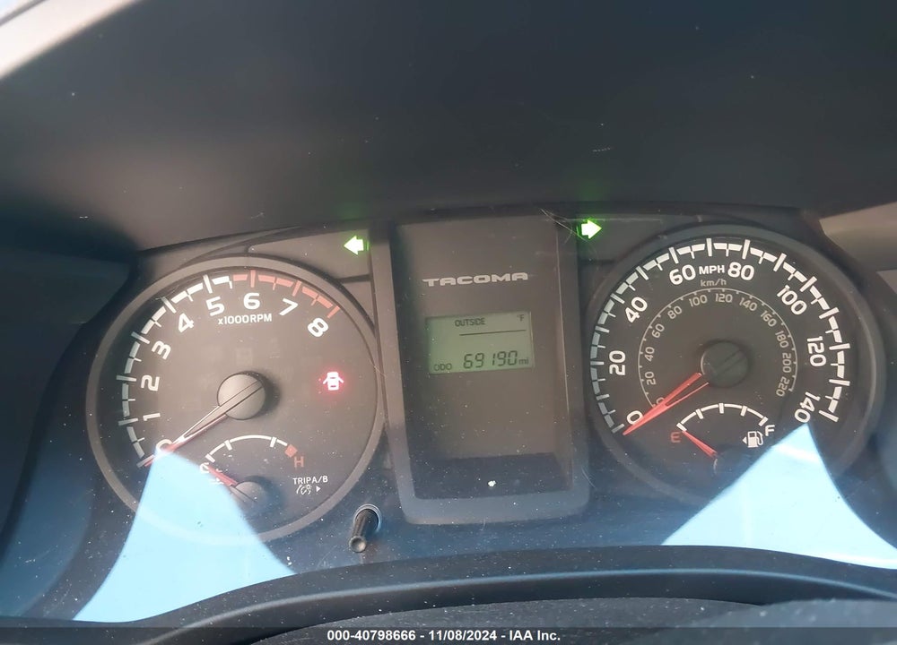 2016 TOYOTA TACOMA SR VIN: 5TFRX5GNXGX054876